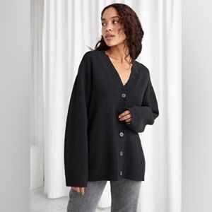 & other stories knit cardigan